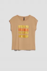 Marisse Women's T-Shirt L-Ts-4038 D.Beige