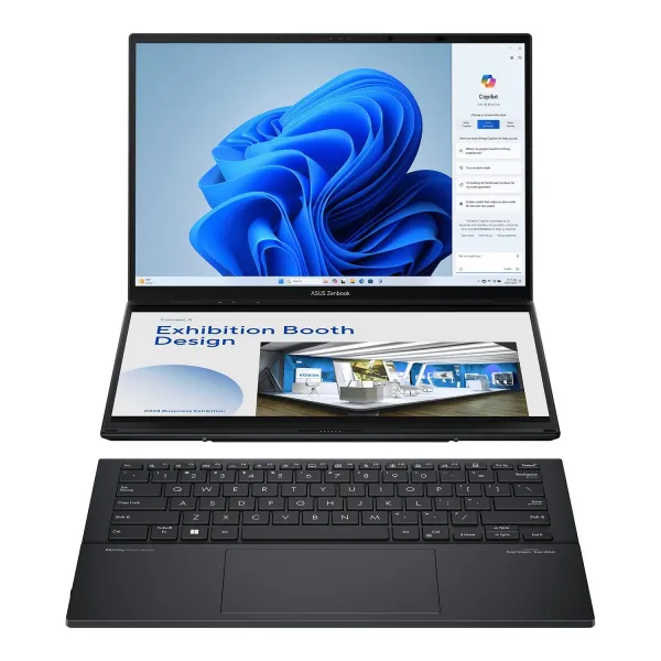 ASUS Zenbook Duo 14 OLED/UX8406CA-OLED067X/U7-255H/14"/2880x1800/T/32GB/1TB SSD/Arc 140T/W11P/Gray/2