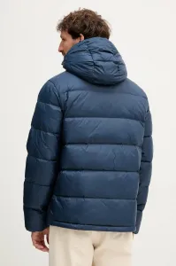 Páperová bunda Calvin Klein Jeans tmavomodrá farba, zimná, LV04RC518G