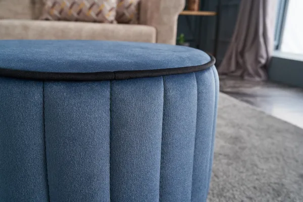 Hanah Home Taburet ROSE modrý