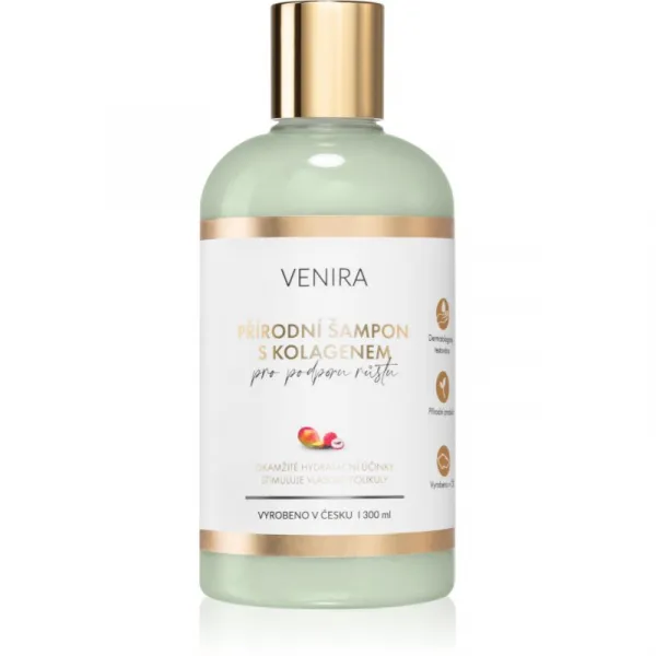 VENIRA Prírodný šampón s kolagénom pre rast vlasov 300 ml
