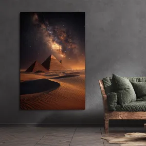 Drevený obraz - Egyptské pyramídy