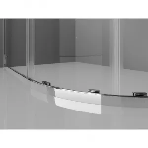 MEXEN/S - Exo štvrťkruhový posuvný sprchovací kút 80 x 80, transparent, chróm 8132-080-080-01-00