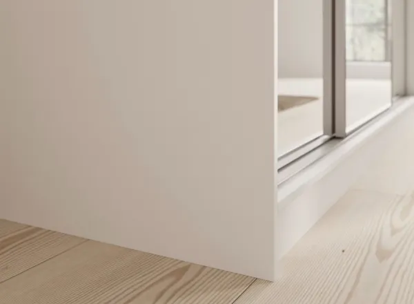ArtAdrk Šatníková skriňa TOLA | biela 200 cm