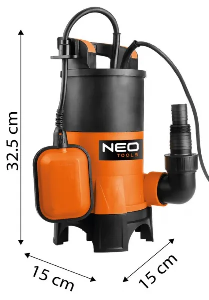 Ponornéčerpadlonašpinavúvodu400W,8000l/h