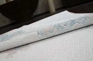 Dywany Lusczow Kusový koberec AKRYLOVÝ MIRADA 5417 modrý (Mavi) Fringe, veľkosť 100x300