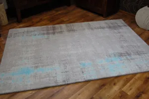 Dywany Lusczow Kusový koberec AKRYLOVÝ PATARA 0061 krémový/tyrkysový, veľkosť 80x150
