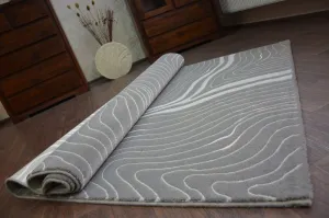 Dywany Lusczow Kusový koberec AKRYLOVÝ PATARA 0077 D.Sand/sivý, veľkosť 80x150