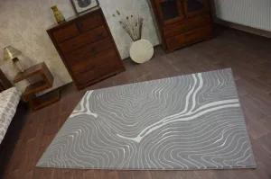 Dywany Lusczow Kusový koberec AKRYLOVÝ PATARA 0077 D.Sand/sivý, veľkosť 80x150