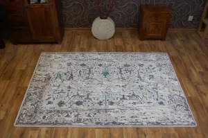 Dywany Lusczow Kusový koberec AKRYLOVÝ TALAS 0309 biely/modrý, veľkosť 80x150