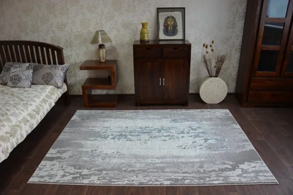 Dywany Lusczow Kusový koberec AKRYLOVÝ PATARA 0116 L.Sand/Tyrkysový, veľkosť 80x150