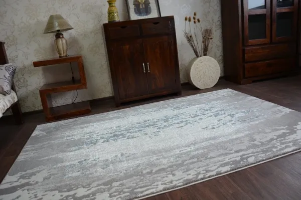 Dywany Lusczow Kusový koberec AKRYLOVÝ PATARA 0116 L.Sand/Tyrkysový, veľkosť 80x150
