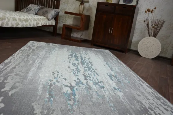 Dywany Lusczow Kusový koberec AKRYLOVÝ PATARA 0116 L.Sand/Tyrkysový, veľkosť 80x150