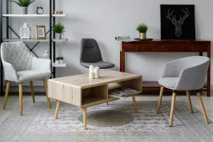 Dywany Lusczow Kusový koberec AKRYLOVÝ VALENCIA 2328 svetlosivý/zelený, veľkosť 80x150
