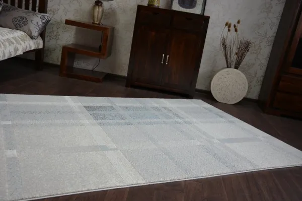 Dywany Lusczow Kusový koberec AKRYLOVÝ PATARA 0225 krémový/tyrkysový, veľkosť 80x150