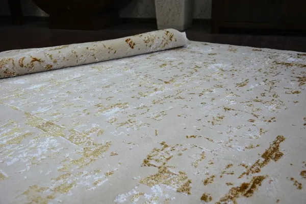 Dywany Lusczow Kusový koberec MANYAS Vadia krémový, veľkosť 80x150