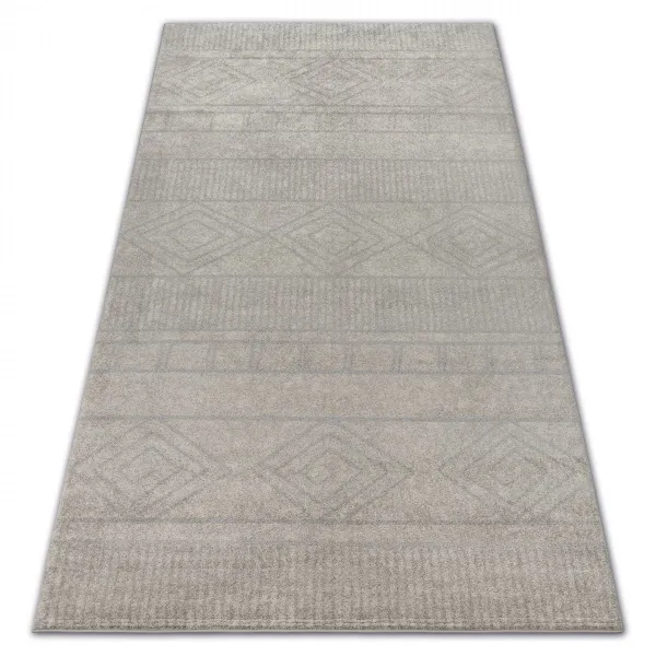 Dywany Lusczow Kusový koberec SOFT AZTEK krémovo-béžový, veľkosť 120x170