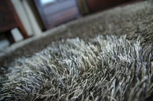 Dywany Lusczow Okrúhly koberec LOVE SHAGGY taupe, veľkosť kruh 120
