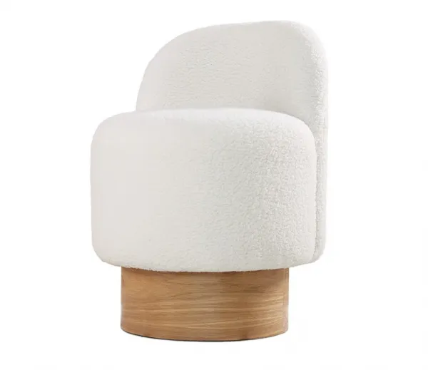 Hanah Home Taburet MONRE Teddy biely