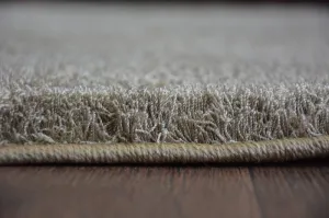 Dywany Lusczow Okrúhly koberec SHAGGY MICRO tmavo béžový, veľkosť kruh 100
