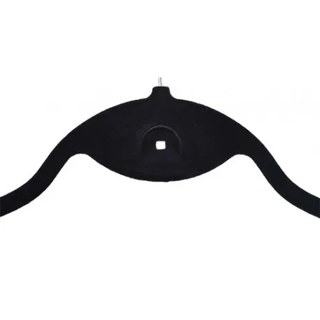 Vešiaky na oblečenie so vzorom ROXI čierne 5 ks