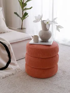 Hanah Home Taburet BOUM korálový