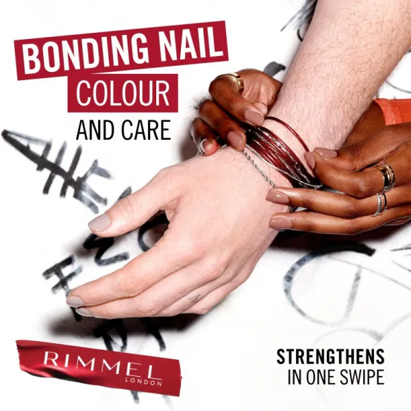 Rimmel Wonder'Bond lak na nechty odtieň 006 Chai Treat 12 ml
