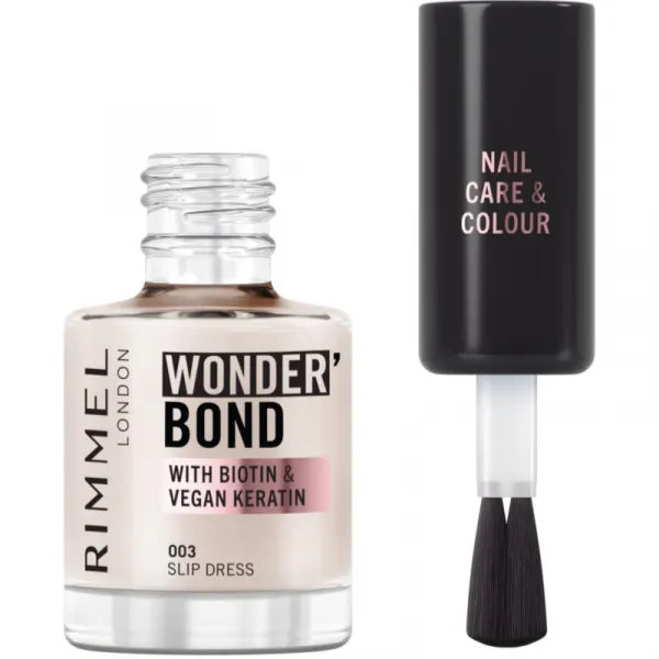 Rimmel Wonder'Bond lak na nechty odtieň 003 Slip Dress 12 ml