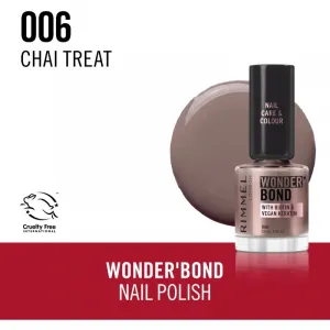 Rimmel Wonder'Bond lak na nechty odtieň 006 Chai Treat 12 ml
