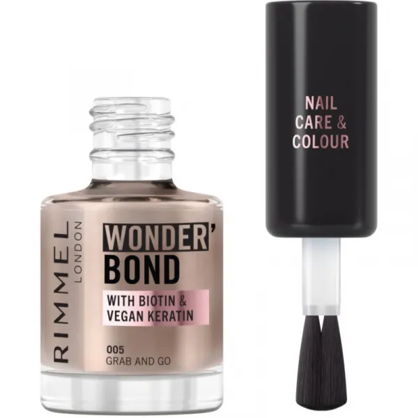 Rimmel Wonder'Bond lak na nechty odtieň 005 Grab and Go 12 ml