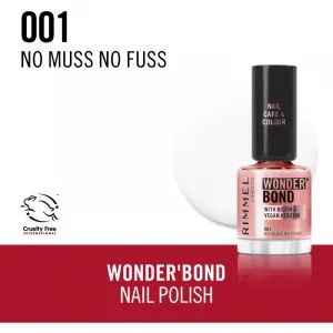 Rimmel Wonder'Bond lak na nechty odtieň 001 No Muss No Fuss 12 ml