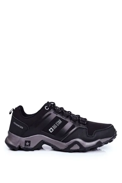 BIG STAR SHOES Pánske trekkingové topánky Big Star Outdoor Black