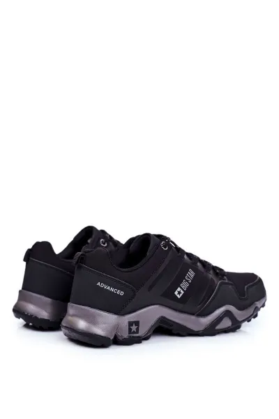 BIG STAR SHOES Pánske trekkingové topánky Big Star Outdoor Black