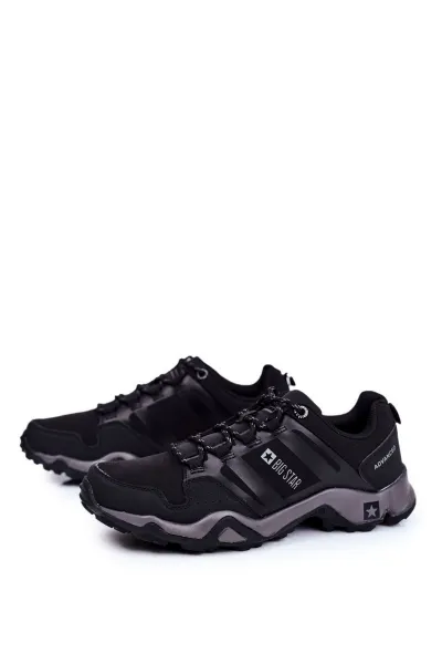 BIG STAR SHOES Pánske trekkingové topánky Big Star Outdoor Black