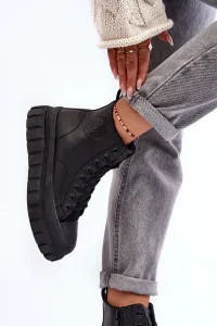 BIG STAR SHOES Izolované kožené tenisky pre veľkú hviezdu