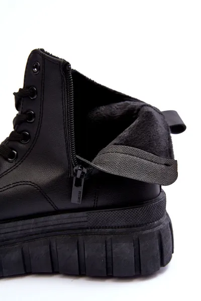BIG STAR SHOES Izolované kožené tenisky pre veľkú hviezdu