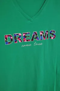 Marisse Women's T-Shirt L-Ts-4035 Green