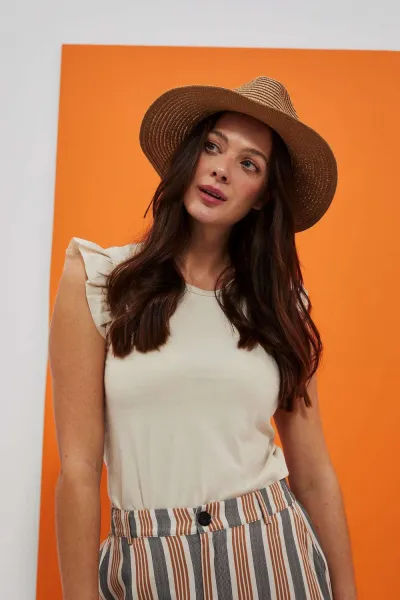 WOMEN'S T-SHIRT L-TS-4028 L.Beige