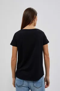 Marisse Women's T-Shirt L-Ts-4050 Black