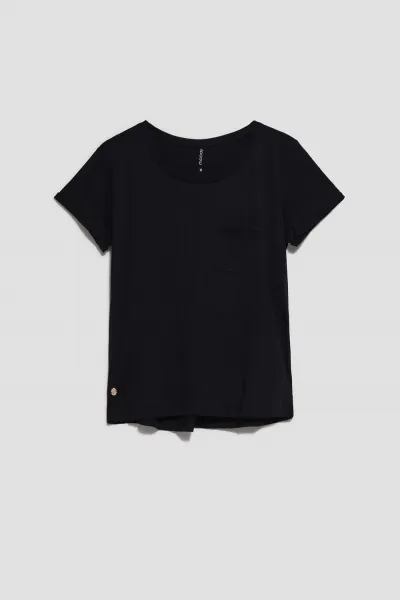 Marisse Women's T-Shirt L-Ts-4050 Black
