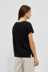 WOMEN'S T-SHIRT L-TS-4048 BLACK