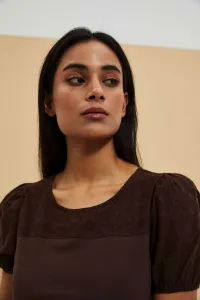 Marisse Women's T-Shirt L-Ts-4013 D.Oak