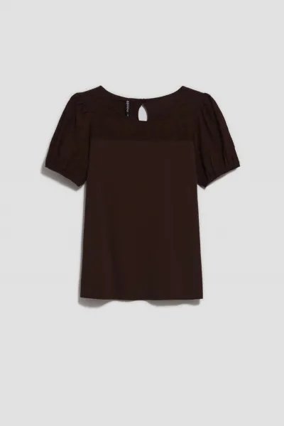 Marisse Women's T-Shirt L-Ts-4013 D.Oak