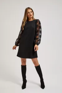 Marisse Dress With Openwork Sleeves