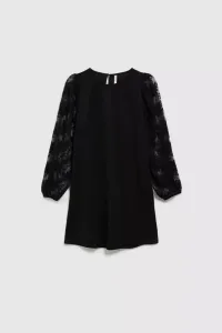 Marisse Dress With Openwork Sleeves
