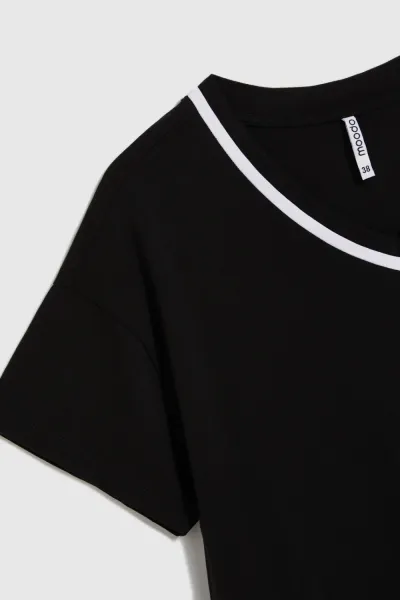 Marisse Women's T-Shirt L-Ts-4753 Black
