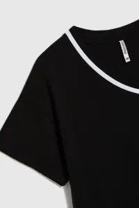 Marisse Women's T-Shirt L-Ts-4753 Black