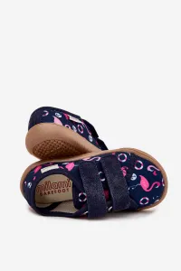 Boto Dievčenské Barefoot Papuče Plameniaky Milami Tmavomodré Saphira