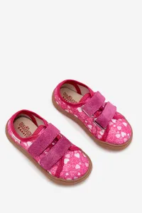 Boto Papučky Barefoot Dievčenské Srdiečka Milami Fuksia Saphira