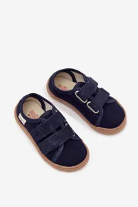 Boto Barefoot Papuče Chlapčenské Hladké Milami Námornícke Saphira